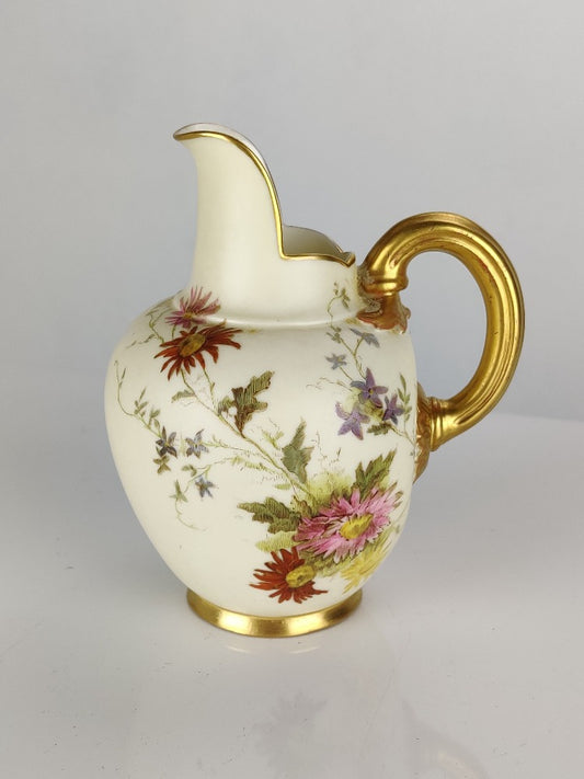 Royal Worcester Floral Jug