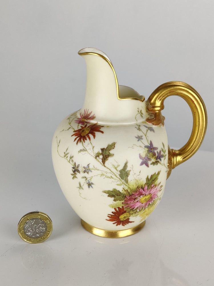 royal worcester Floral Jug