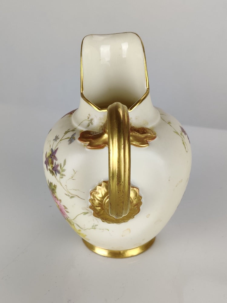 Royal Worcester Floral Jug