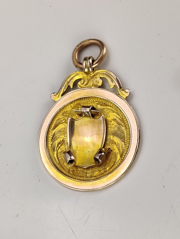 Vintage Gold Sports Medal