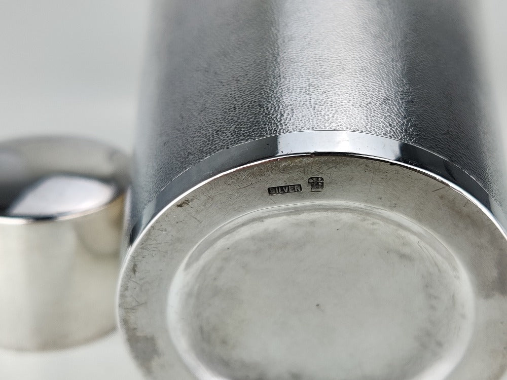 Solid Silver Cocktail Shaker