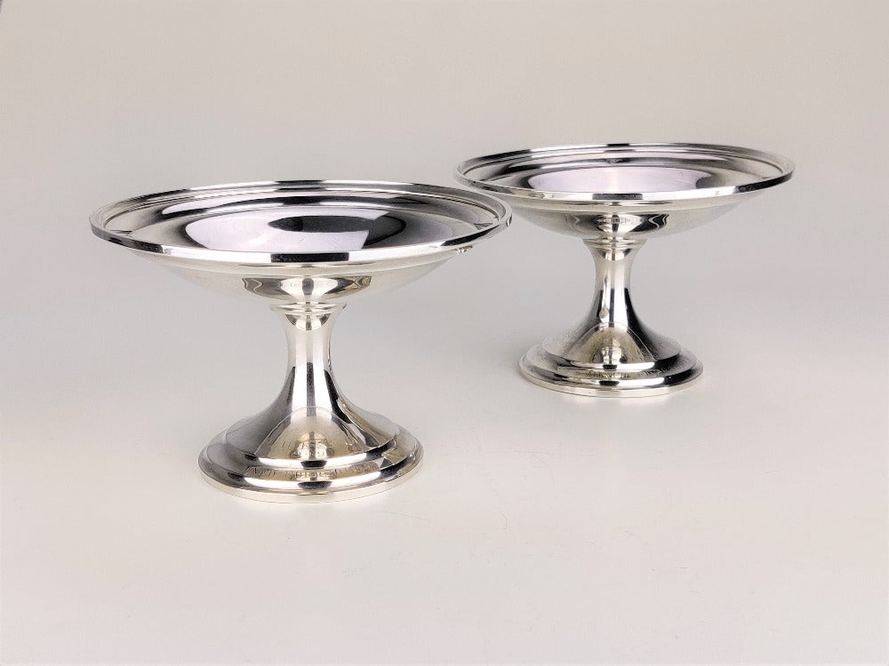 antique silver bonbon dishes