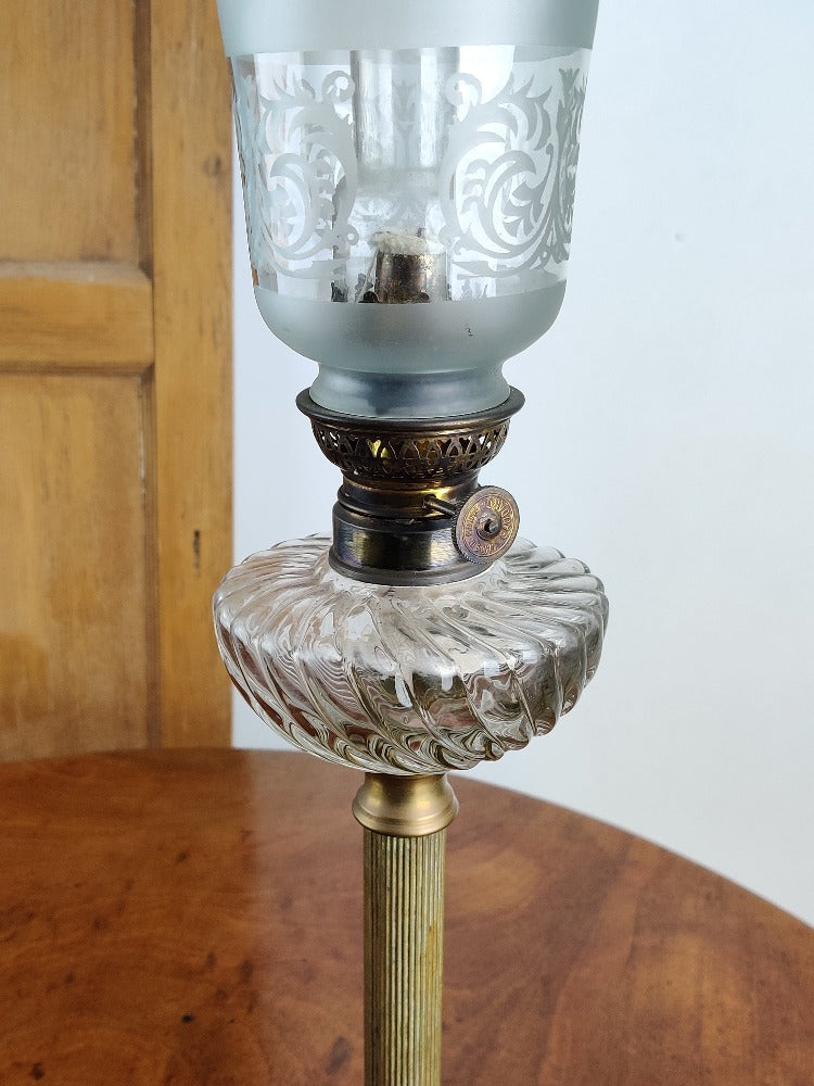 vintage oil lamp