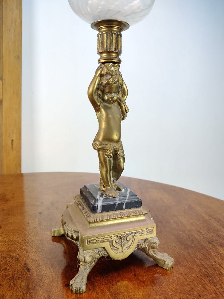 Oil Lamp - Antique