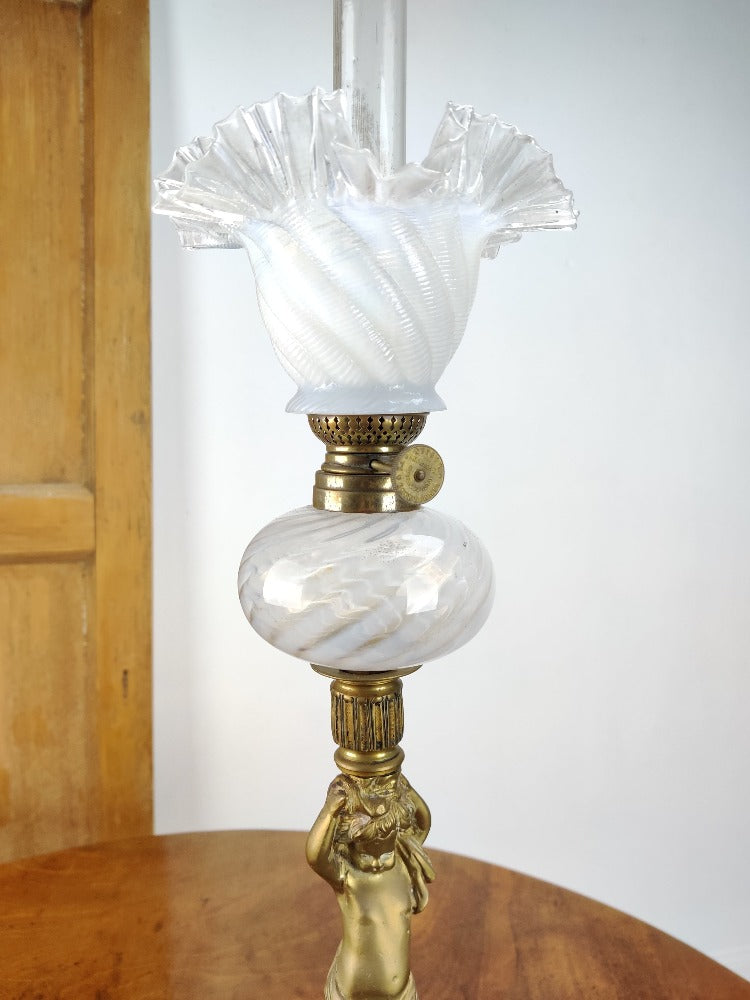 vintage oil lamp