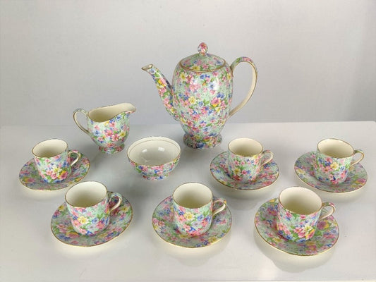 Chintz coffee set