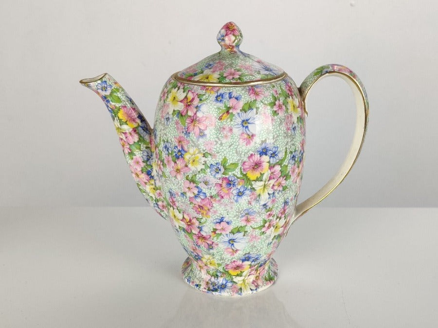 Chintz coffee pot