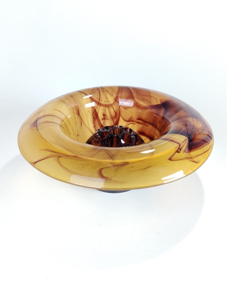 art deco flower arranging bowl