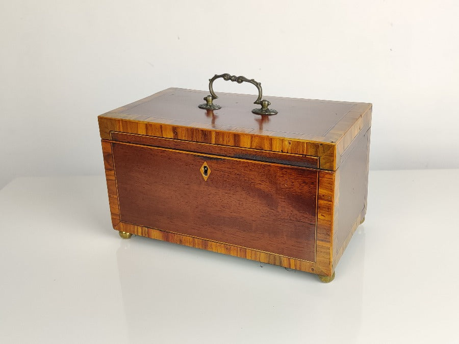 antique tea caddy
