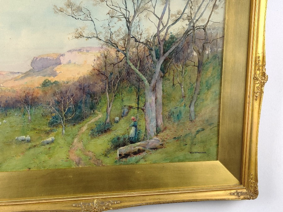Antique Watercolour - Welsh School