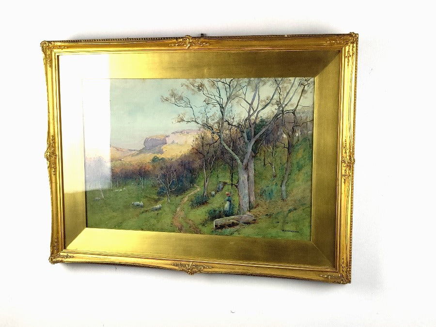 Antique Watercolour - Welsh School