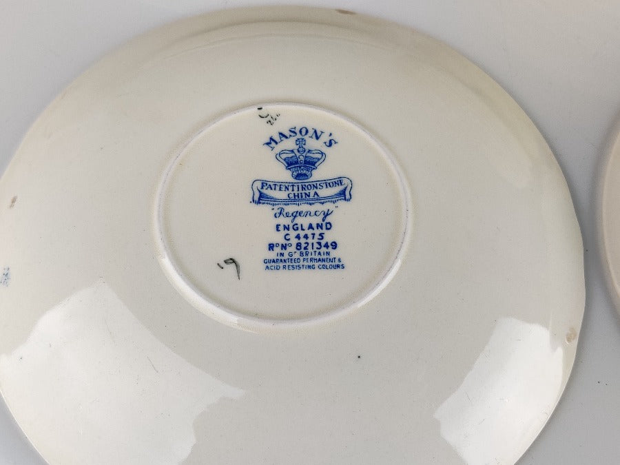 Breakfast Saucers 17cm - Mason's Regency Pattern