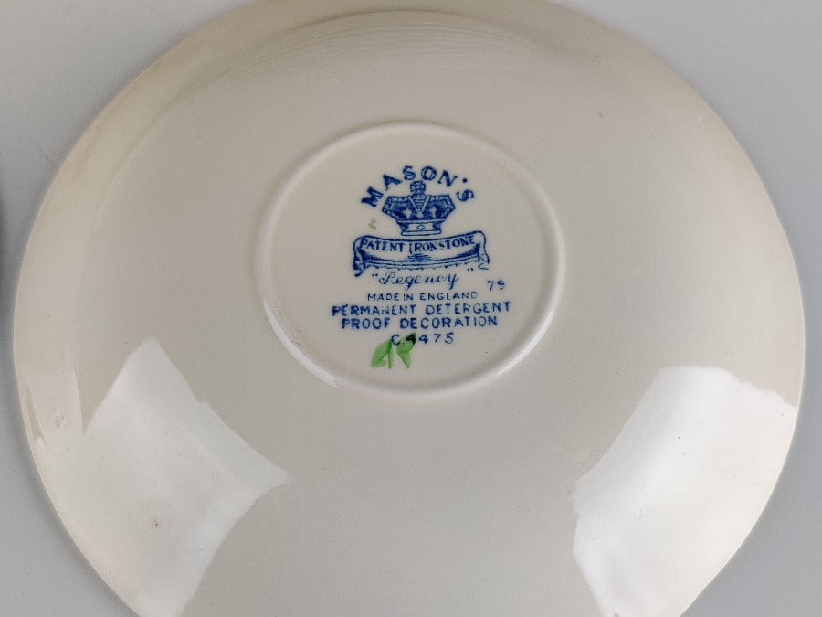 Breakfast Saucers 17cm - Mason's Regency Pattern