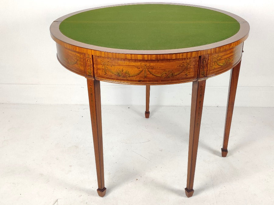 Sheraton card table
