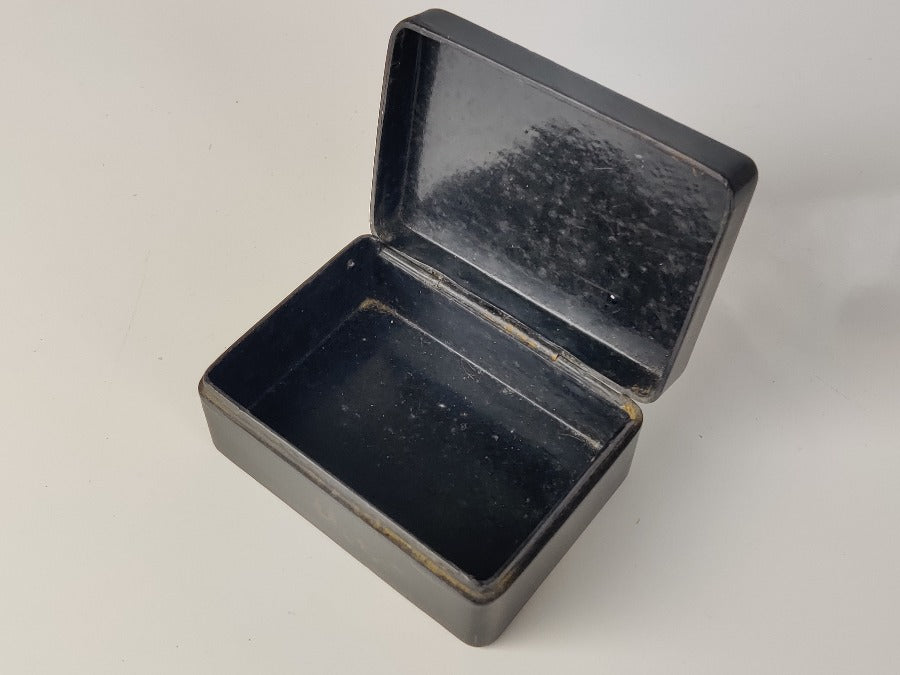 Gilt & Black Lacquer Box