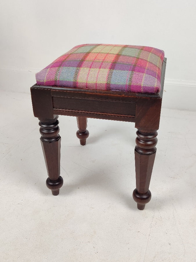 antique mahogany stool