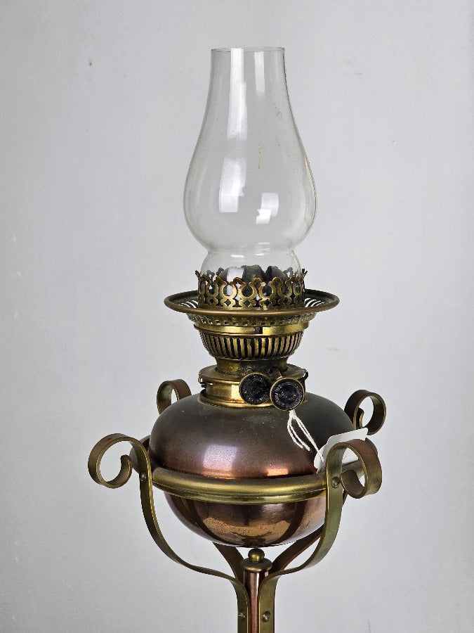 Antique Lighting - Rise & Fall Oil Lamp