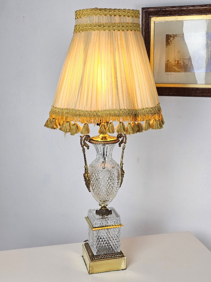 Baccarat Glass Table Lamp