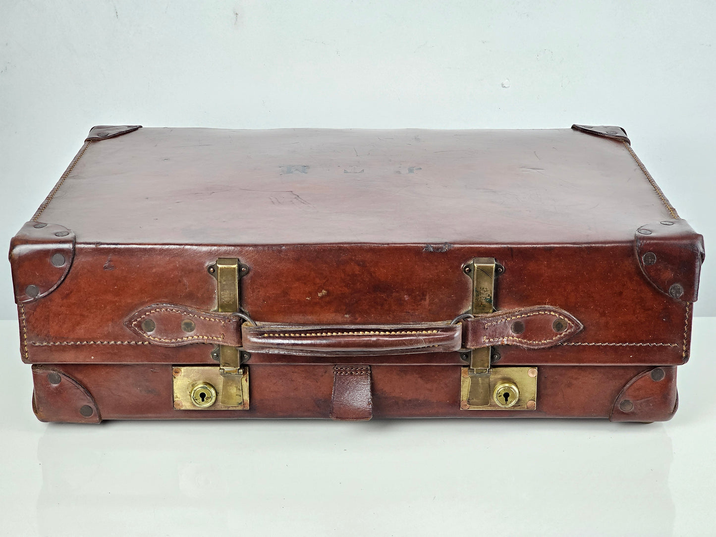 Antique Leather suitcase