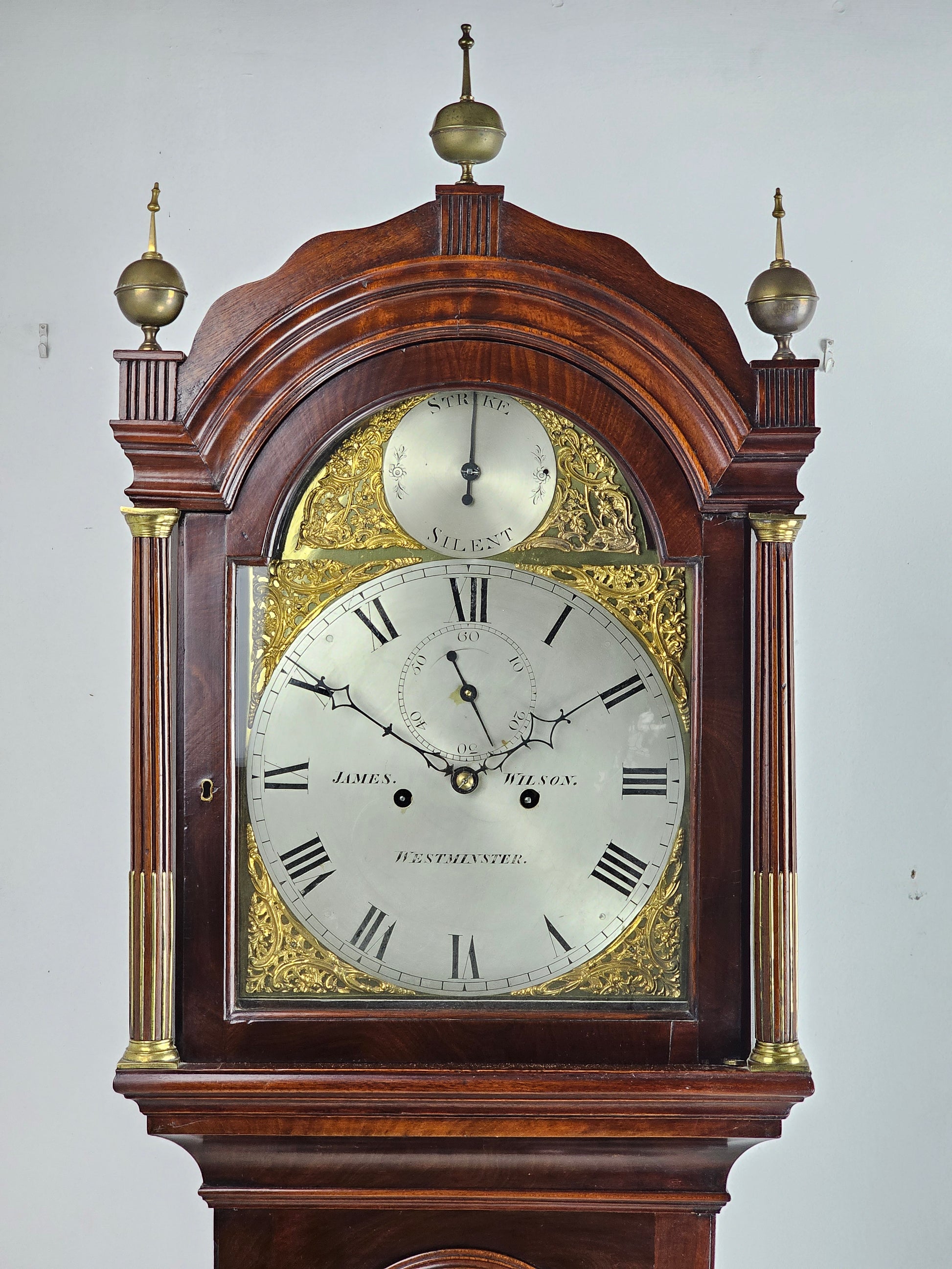 Antique  clock James Wilson Westminster