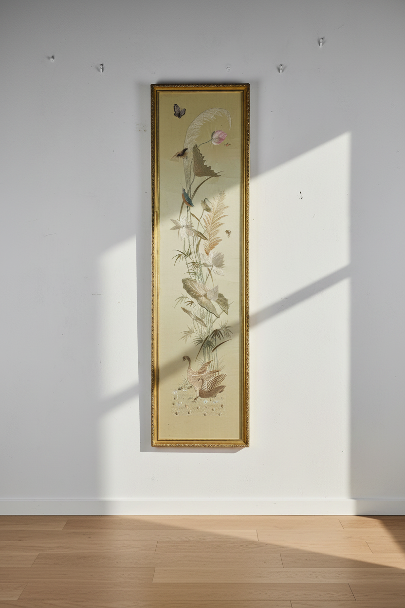 Silk Embroidered Panels