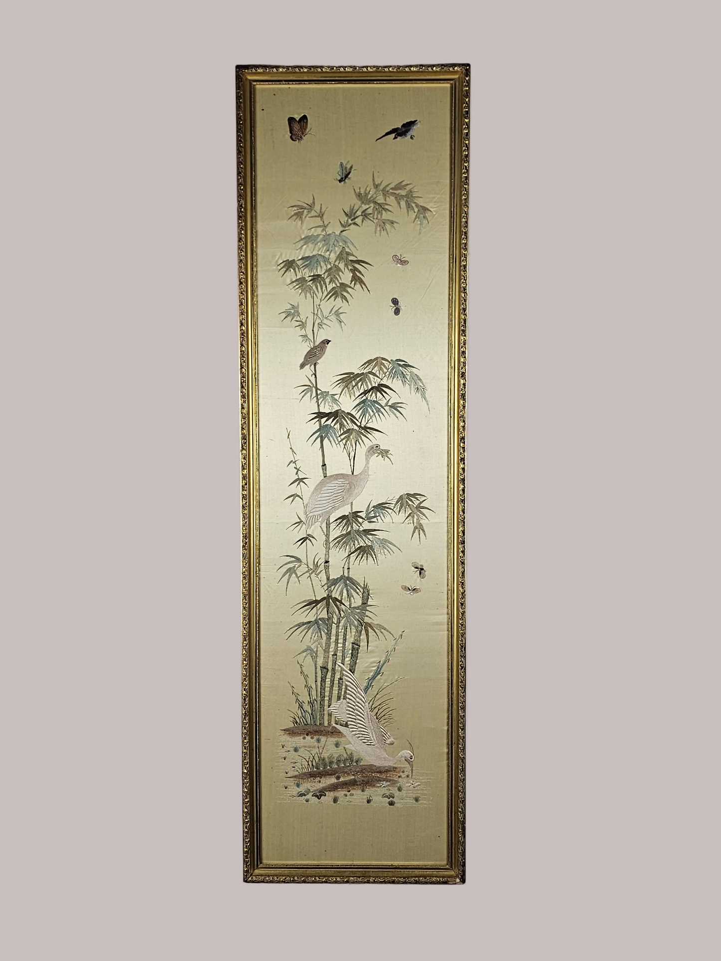 Silk Embroidered Panels