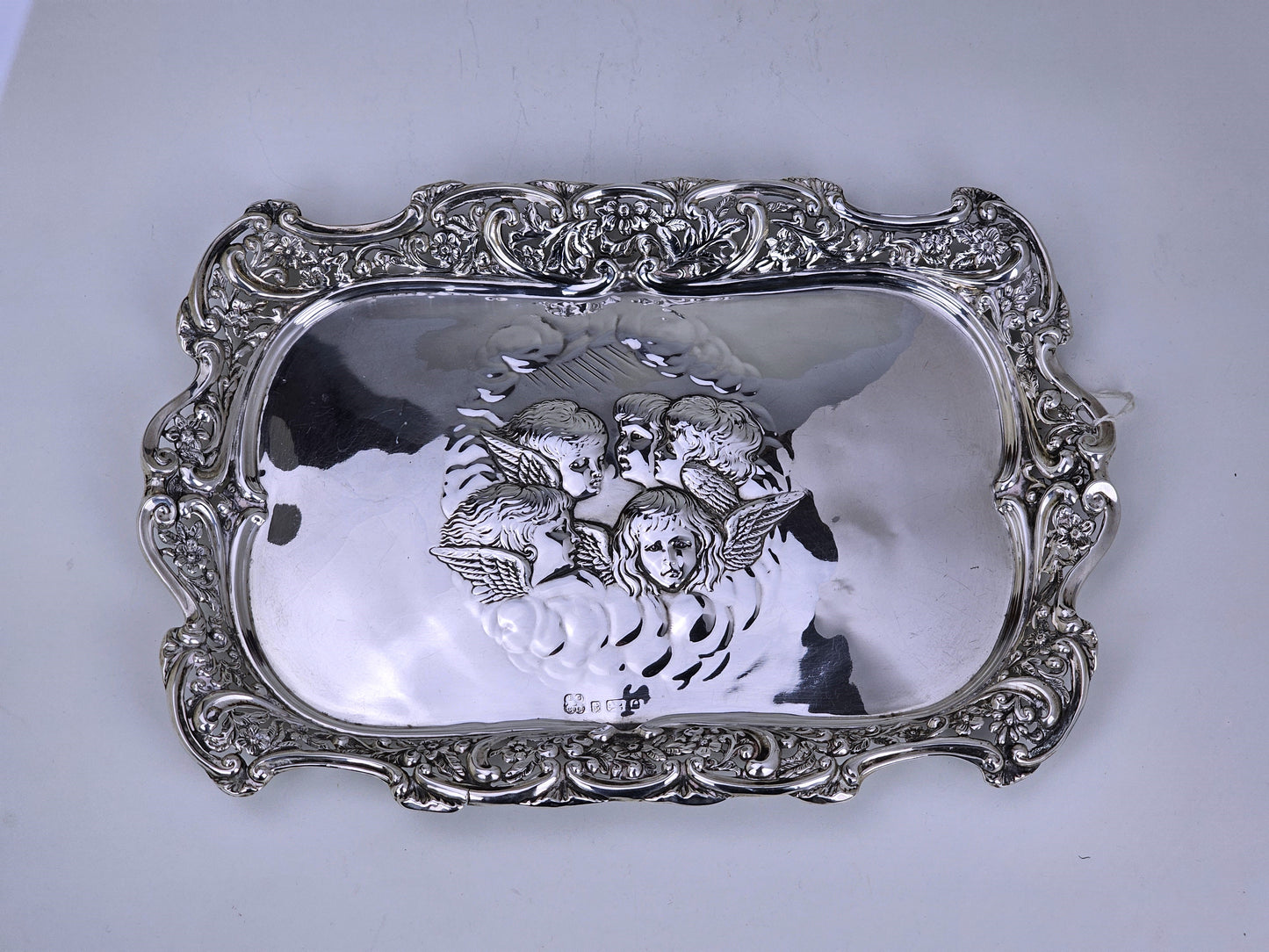 Silver Tray - Angel Heads - Sir Joshua Reynolds