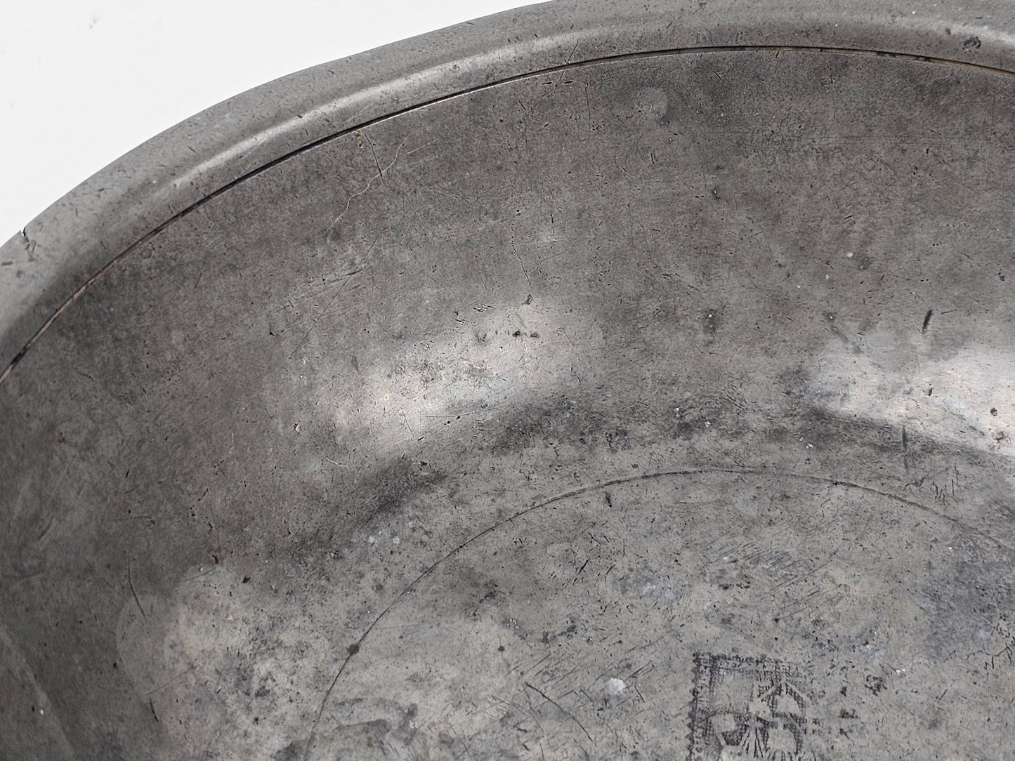 Baptismal Pewter Bowl Glasgow 1770