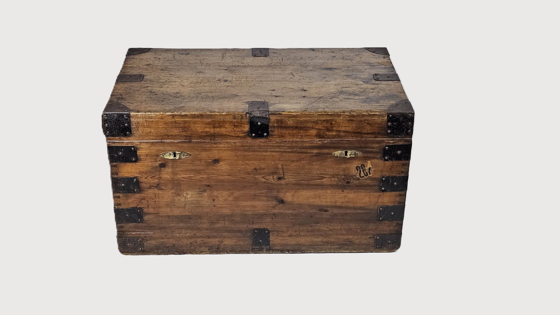 19th century Steamer Trunk
