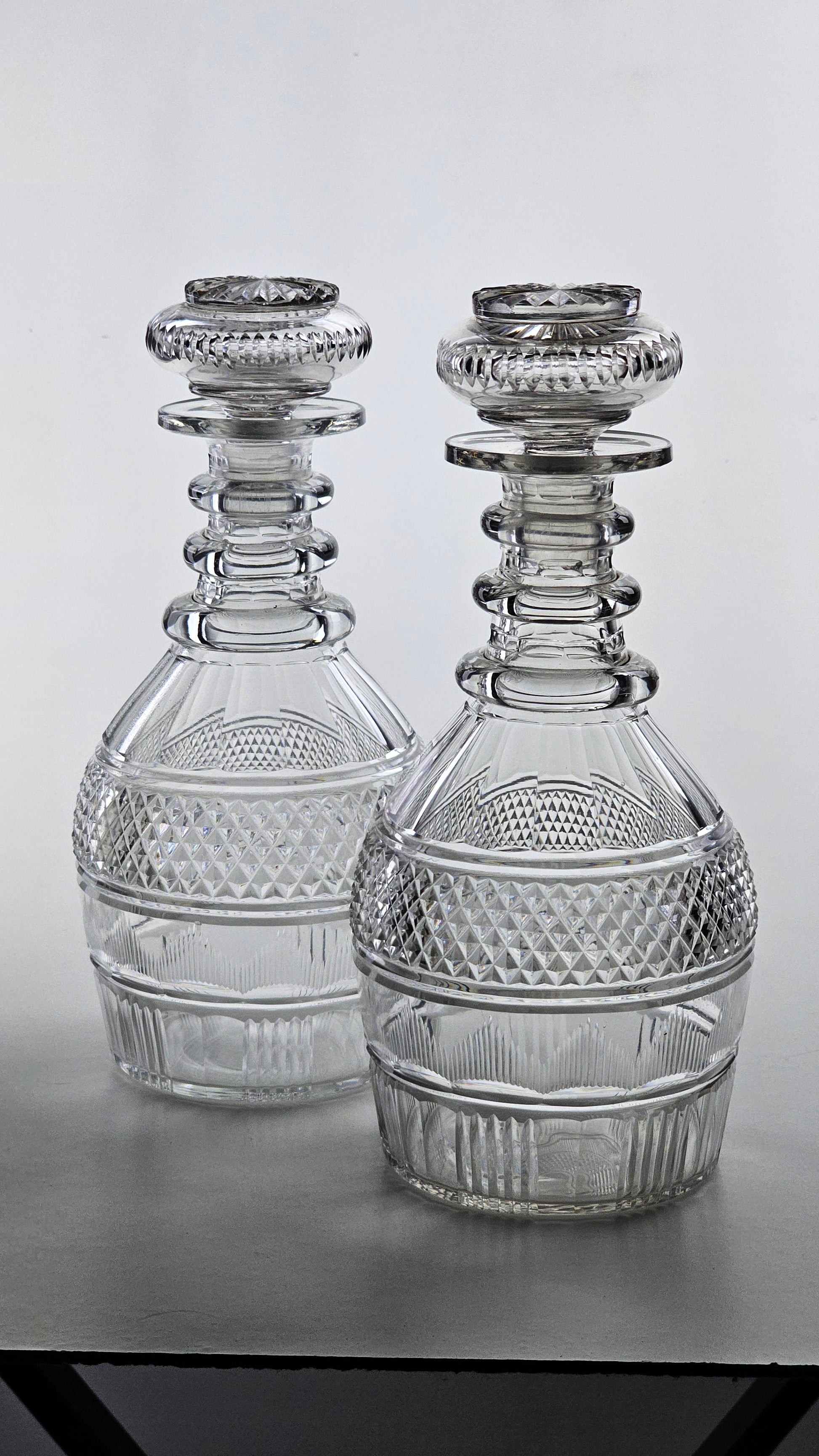 cut glass decanters