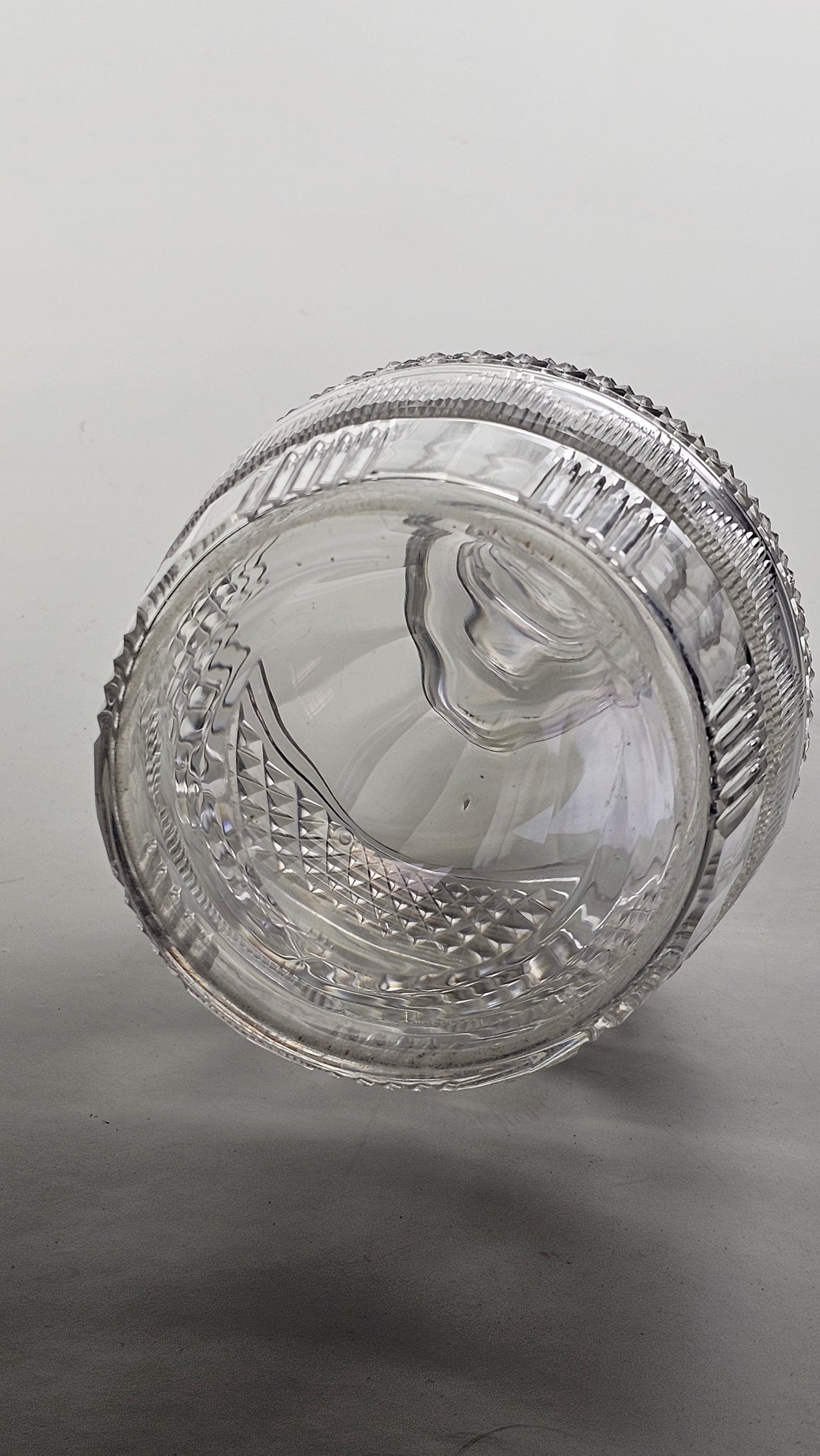Pair of Antique Cut Glass Decanters