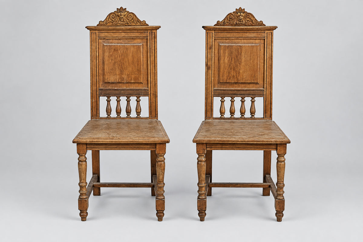 Four side chairs commissoned for Elvanfoot Church