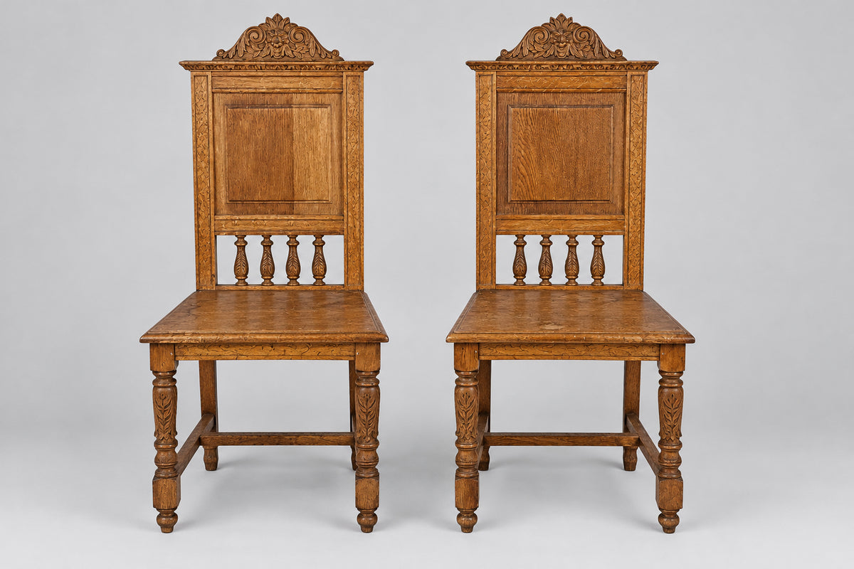 Four side chairs commissoned for Elvanfoot Church