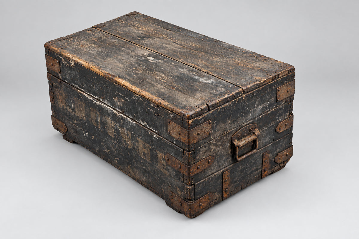 Antique Sea Chest - General Alfred Huyshe, CB