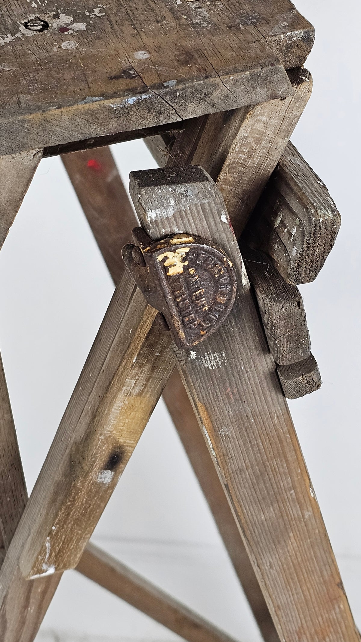 Library Step-Ladders Hatherley Patent in solid pine