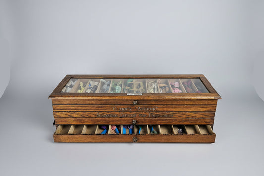 Clarks haberdashery advertising sewing box