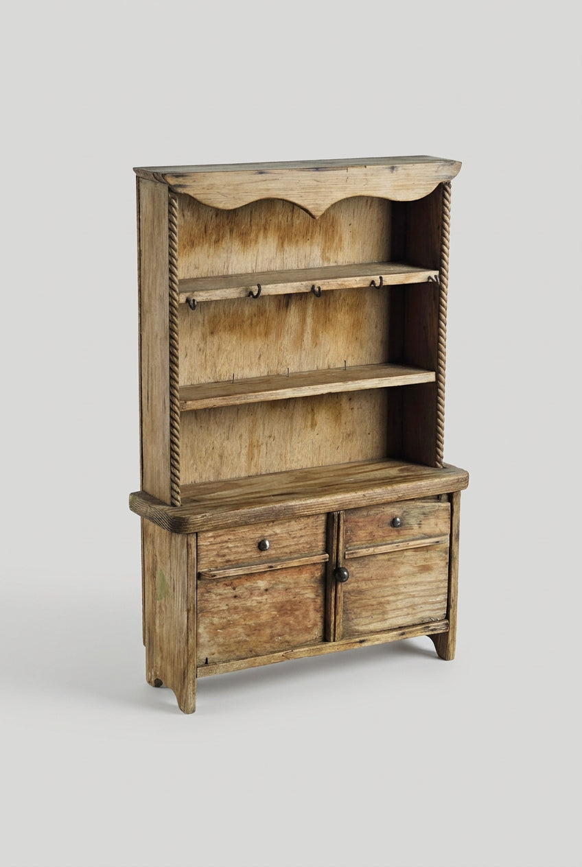Miniature Apprentice-piece Pine Dresser
