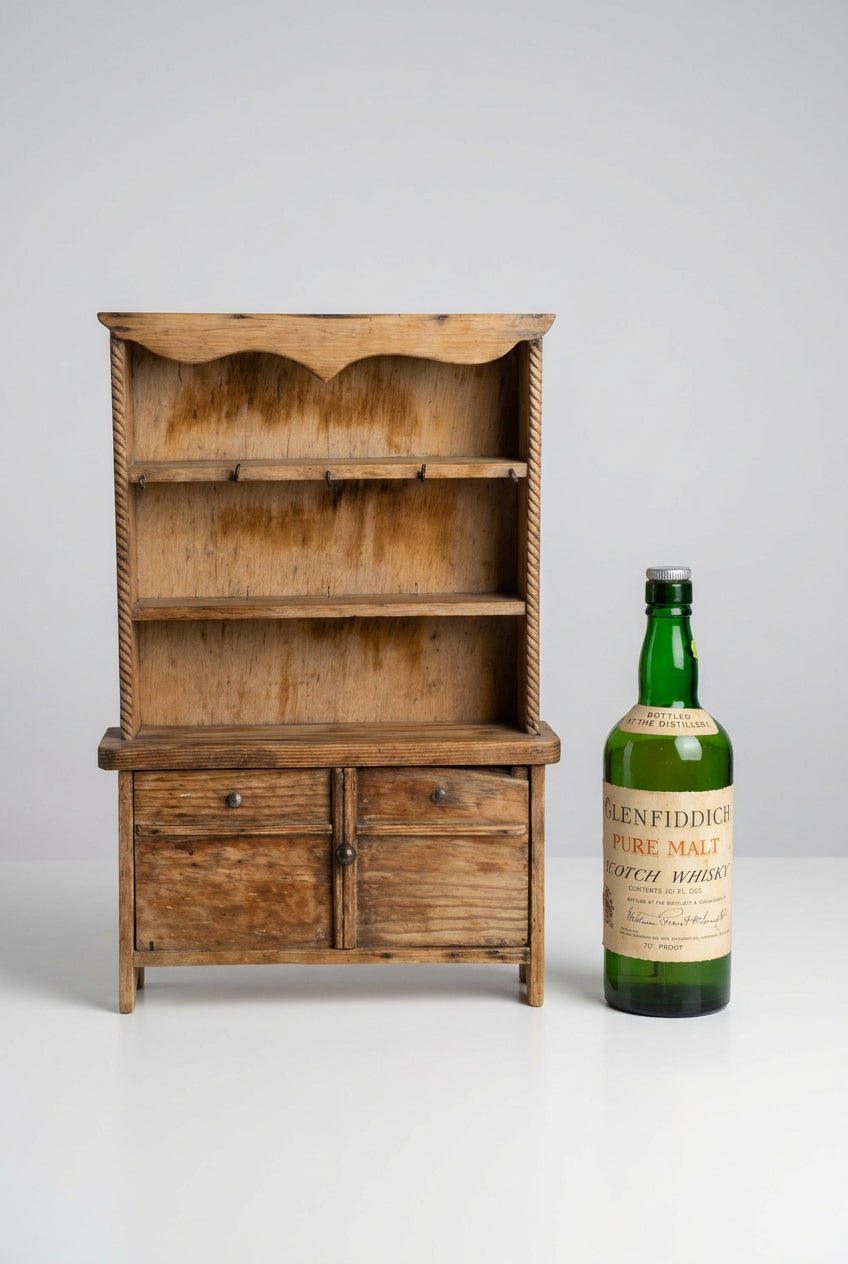 Miniature Apprentice-piece Pine Dresser