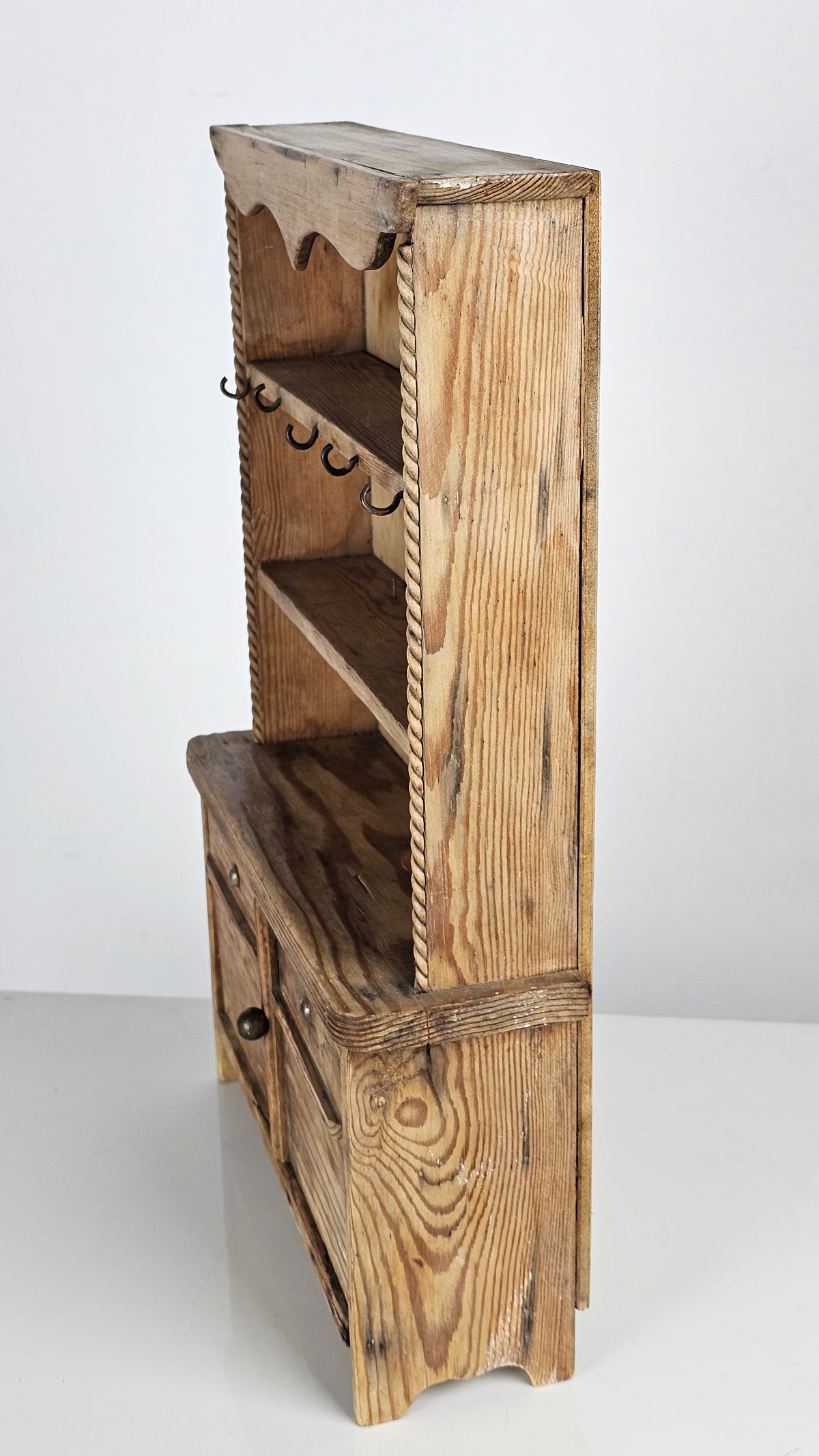 Miniature Apprentice-piece Pine Dresser