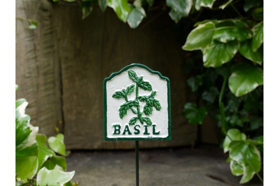 Basil herb marker