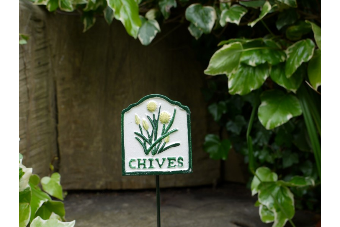 Chives herb label