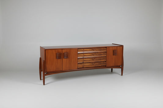 mid-century sideboard with rosewood