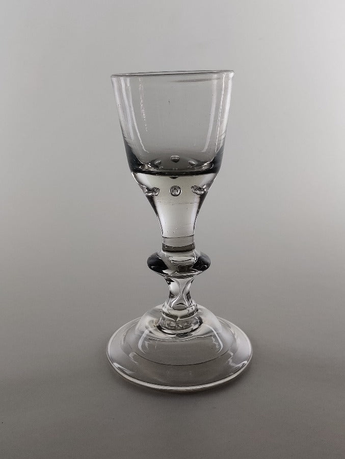 English Georgian Baluster Wine Glass