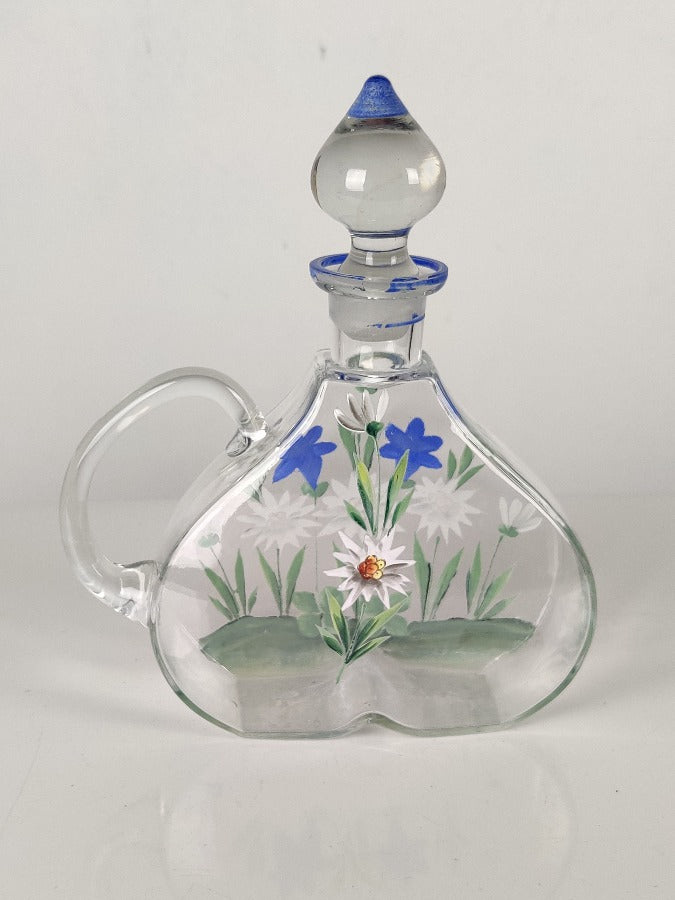 Vintage Gift Ideas - French Hand Painted Vintage Bottle