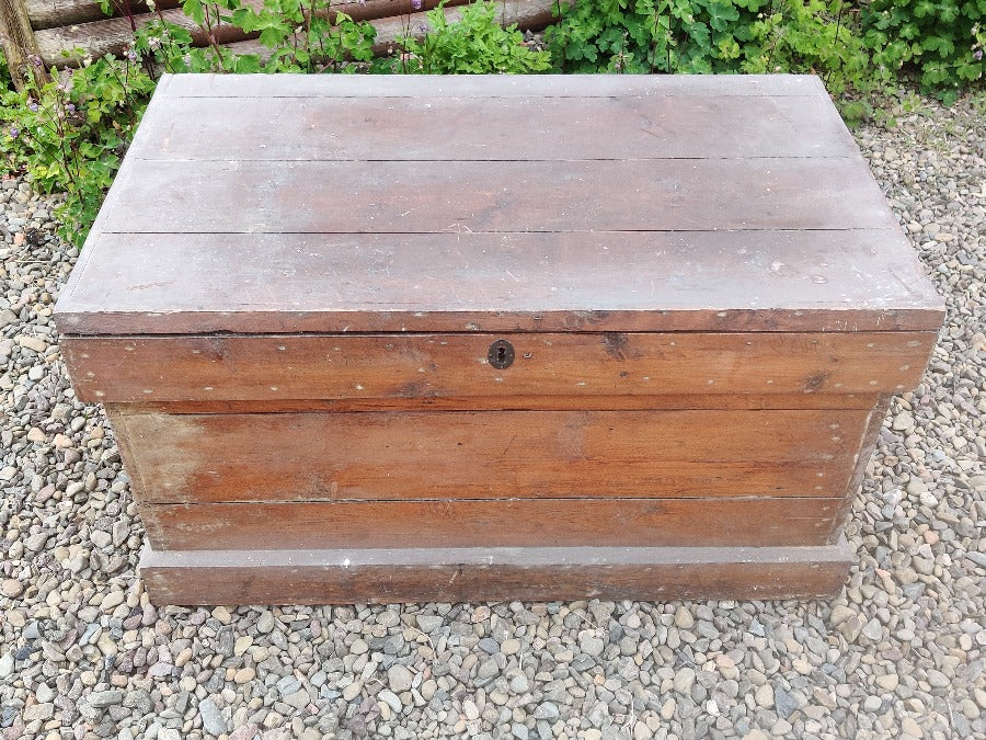 antique pine  chest