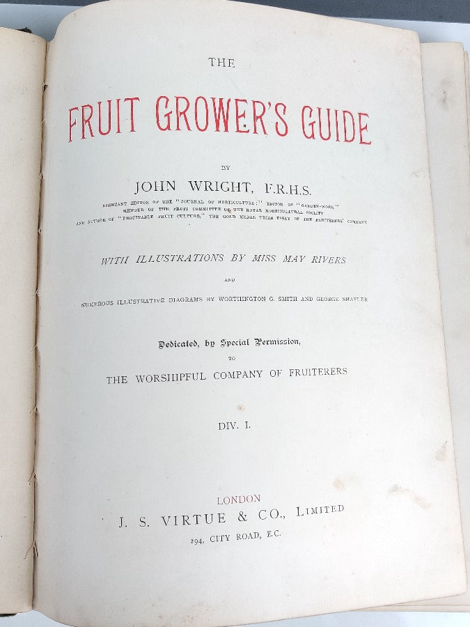 Fruit Growers Guide hardback book