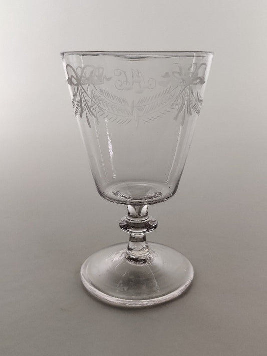 Bucket Bowl Rummer Glass