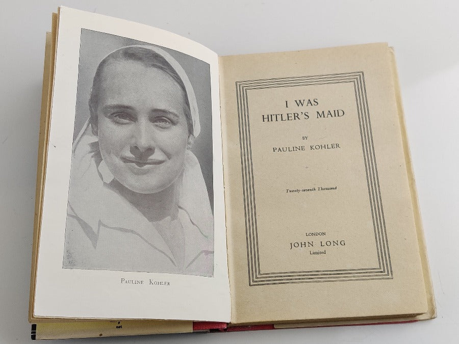 Vintage Book - I WAS Hilter's Maid