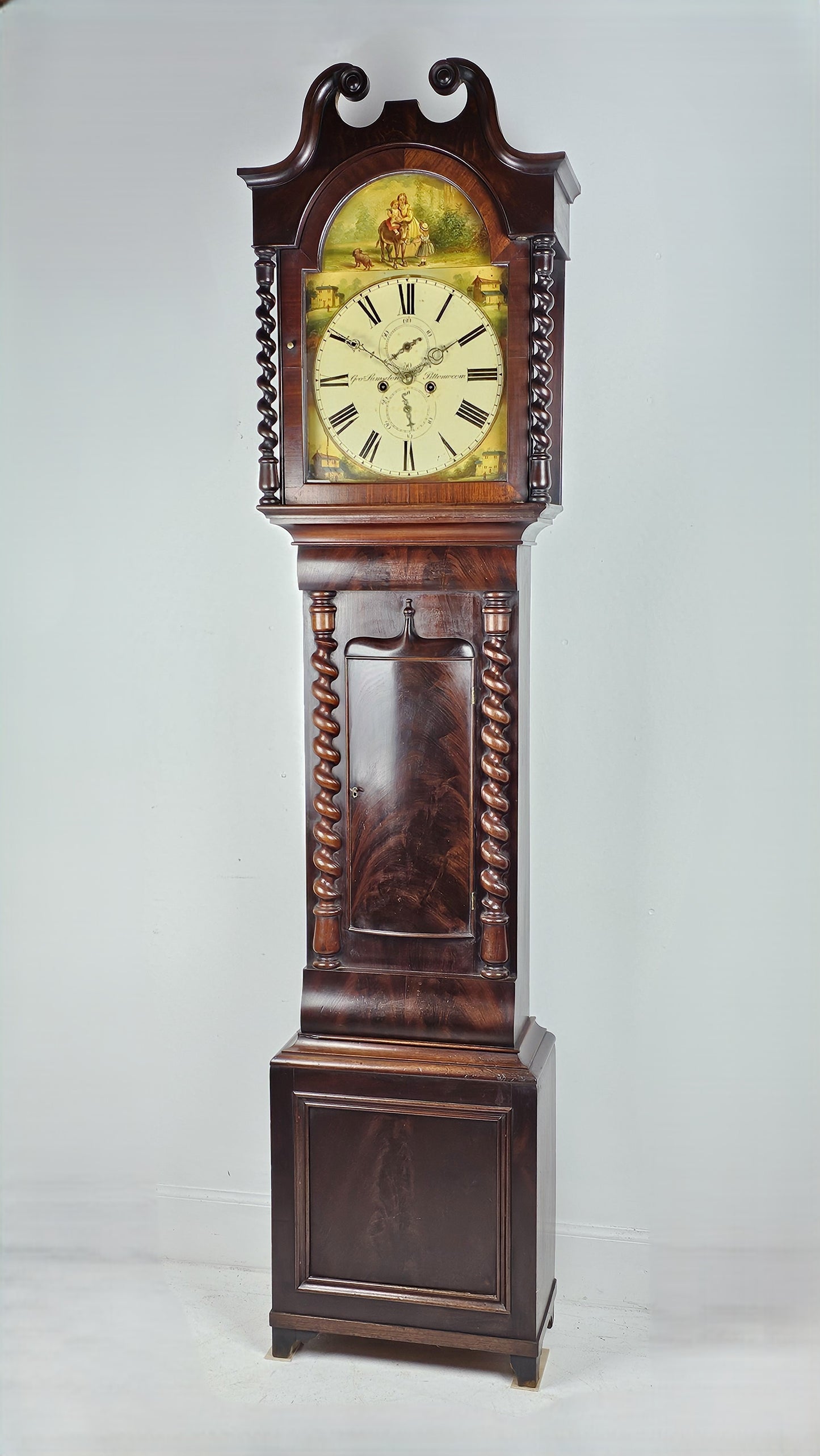 longcase clock - George Lumsden