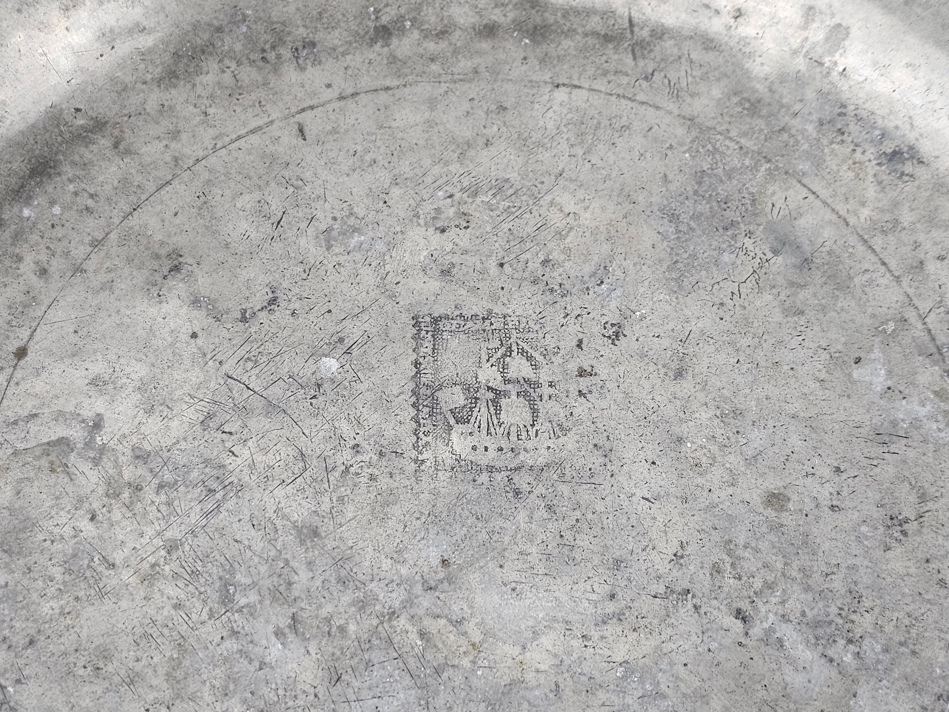 pewter markers mark  Stephen Maxwell